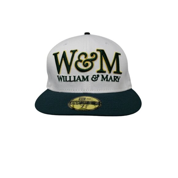 New Era Other - William & Mary New Era 59Fifty Fitted Hat Cap 7 3/8 Logo Green Tribe College